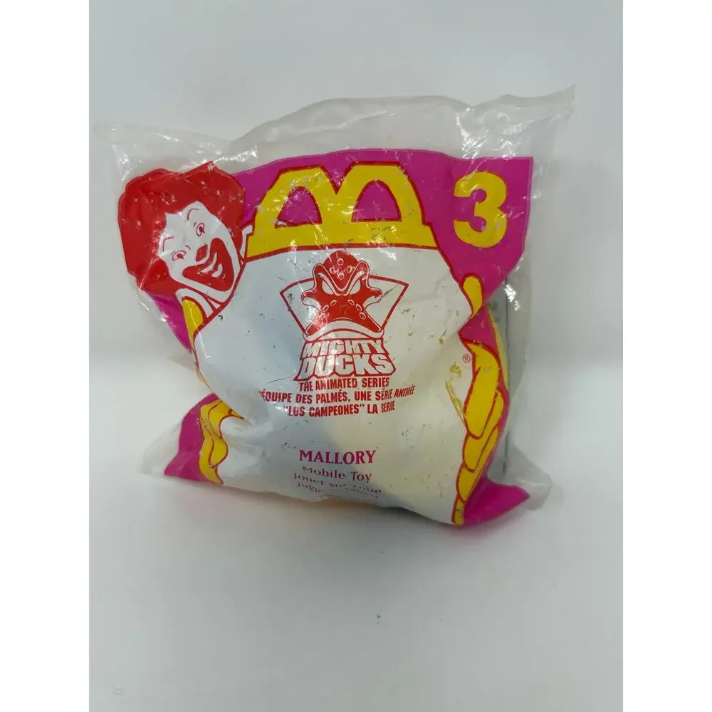 MIGHTY DUCKS -  McDonald's Happy Meal Toy - Nosedive & Mallory Lot NEW #2 #3